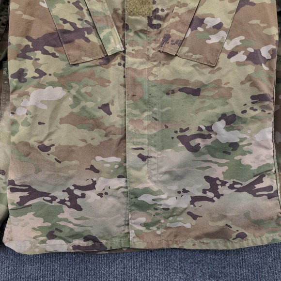 U.S. Military Insect Guard Camo Shirt Green Tan Size Small Long Pockets - Picture 9 of 13